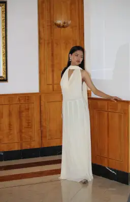 Raphaella Santana, The Hera Dress - Beige size S for rent on The Volte - image 3