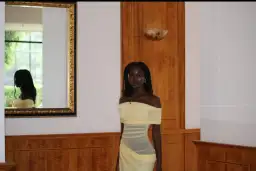 BENNI, Nico Off Shoulder Maxi Dress - Butter size 8 for rent on The Volte - image 4