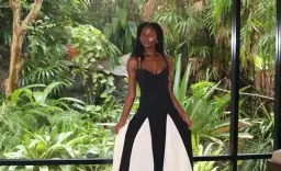 Arcina Ori, Paloma Dress - Black size S for rent on The Volte - image 3