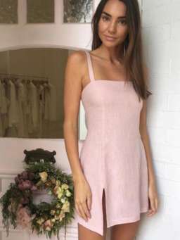 Bec and Bridge Evie Rose Dress Pink size 8