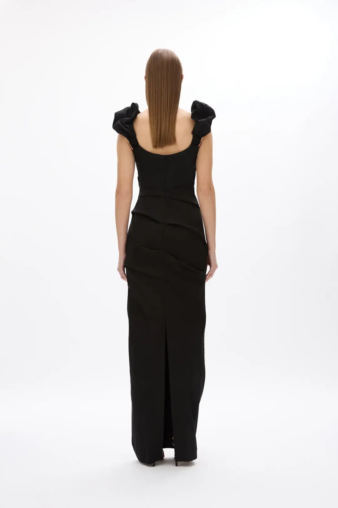 Rachel Gilbert Kalina Gown Black Size 2 / AU10 or AU12 for rent on The Volte - main image