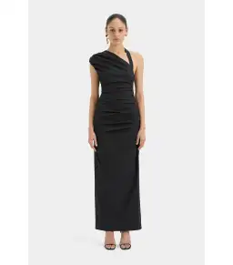 Sir the Label Giacomo Gathered Gown Black Size AU 6 for rent on The Volte - image 1
