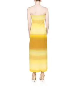 Bec & Bridge Amara Strapless Maxi Dress in Golden Ombre Size AU 12 for rent on The Volte - image 3