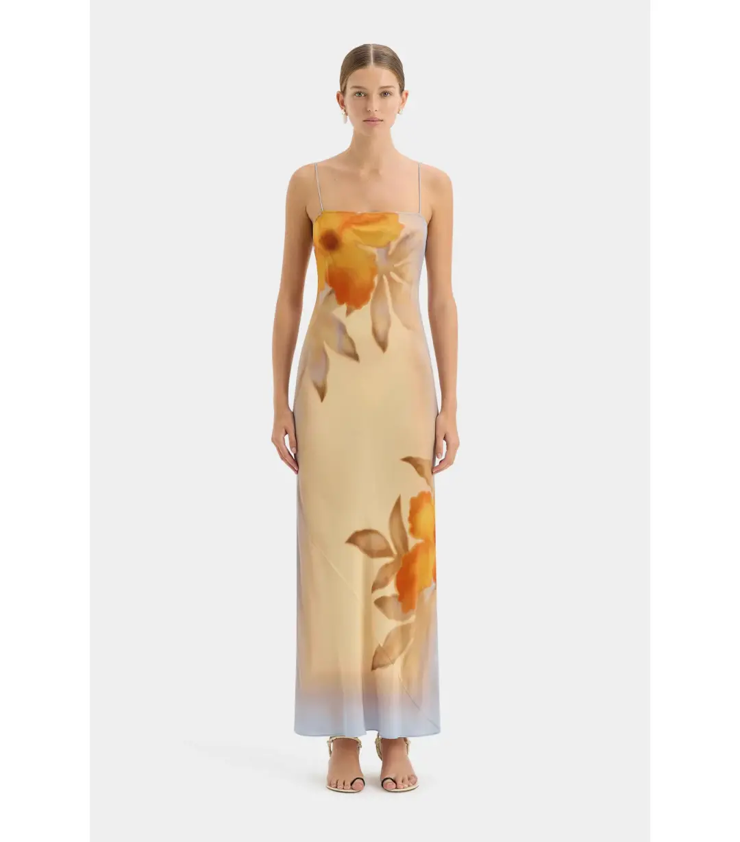 Sir Serene Slip Dress in Sequoia Floral Size 2 / AU 10 for rent on The Volte - main image