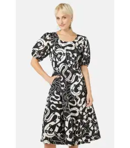 Gorman Floral Snake Party Dress Print Size AU 14 for rent on The Volte - image 2