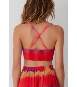 The Wolf Gang Siesta Top and Maxi Skirt Set in Solstice Size XL / AU 14 for rent on The Volte - image 3