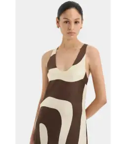 Sir the Label Freddie Scoop Neck Maxi Dress Poster Print Size 1 / AU 8 for rent on The Volte - image 4