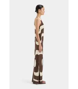 Sir the Label Freddie Scoop Neck Maxi Dress Poster Print Size 1 / AU 8 for rent on The Volte - image 2