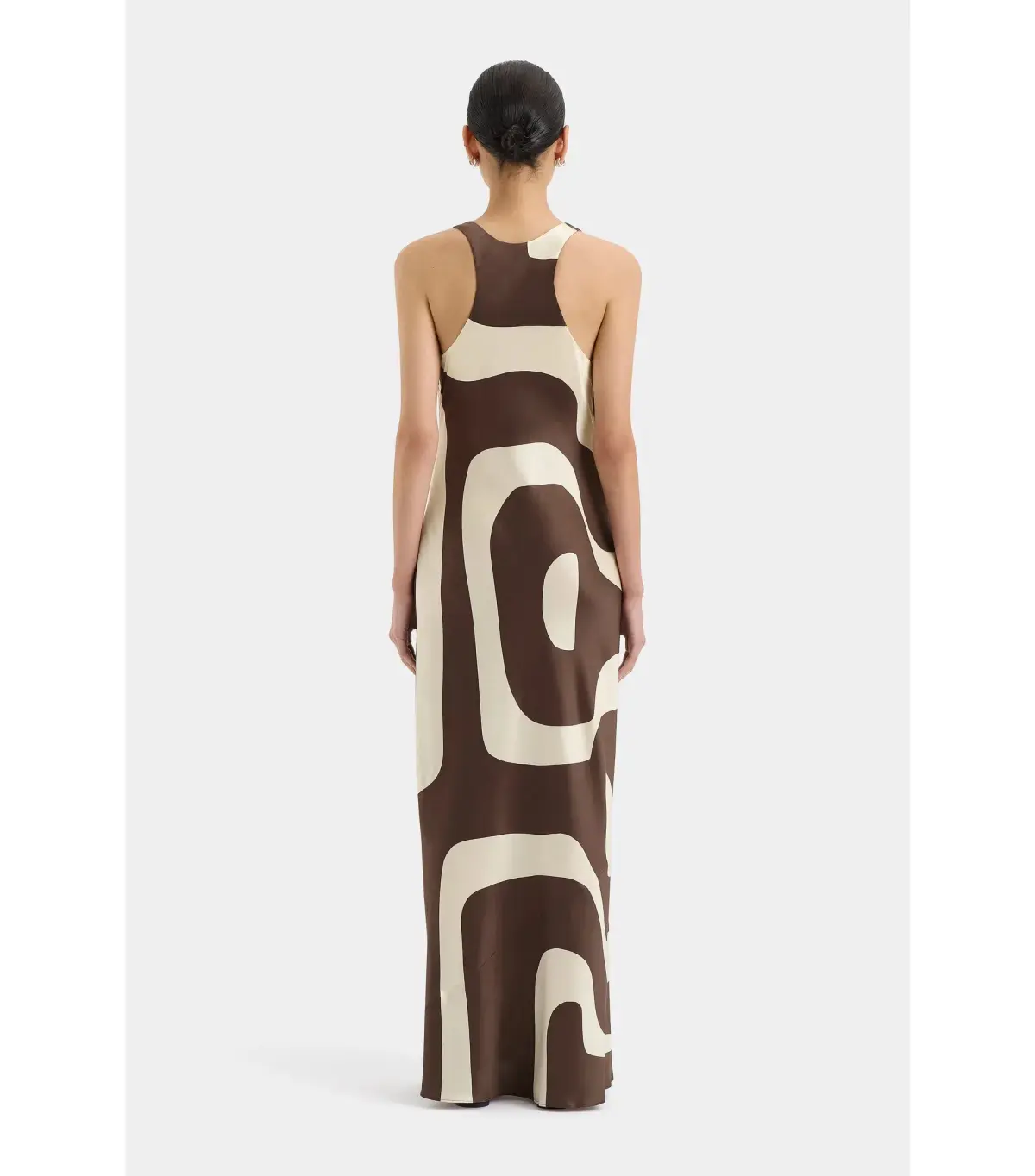 Sir the Label Freddie Scoop Neck Maxi Dress Poster Print Size 1 / AU 8 - Image 3