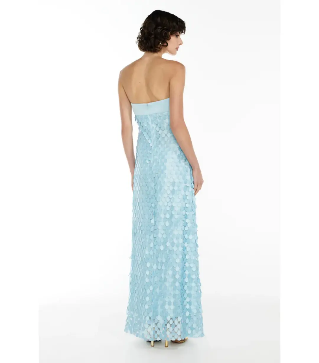 Manning Cartell Supreme Extreme Balconette Dress in Aqua Spritz Size AU 8 for rent on The Volte - main image