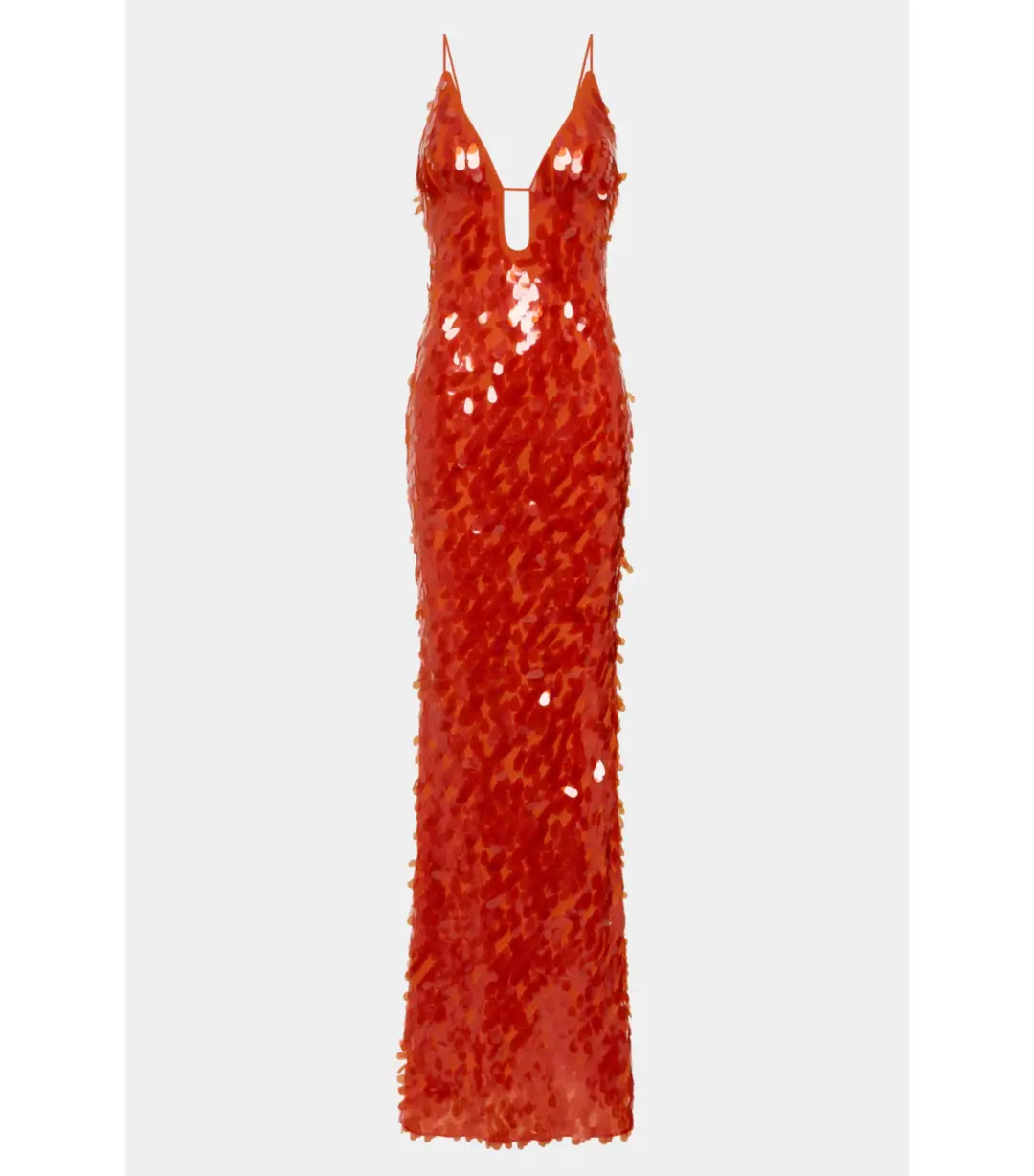 Misha Sapphire Sequin Maxi Dress Red Size 6/XS for rent on The Volte - main image