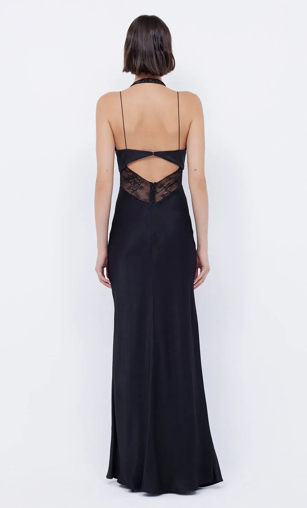 Bec & Bridge Liv Halter Maxi Dress Black Size 8 for rent on The Volte - main image