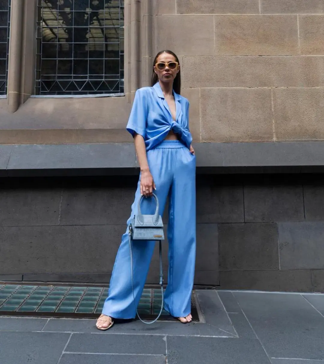 Viktoria and Woods Pilot Pants in Provence Blue Size 00 (AU 4) for rent on The Volte - main image