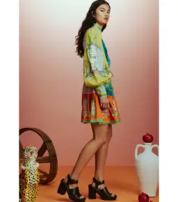 Alemais Monti Mini Dress Multi Size AU 10 for rent on The Volte - image 3