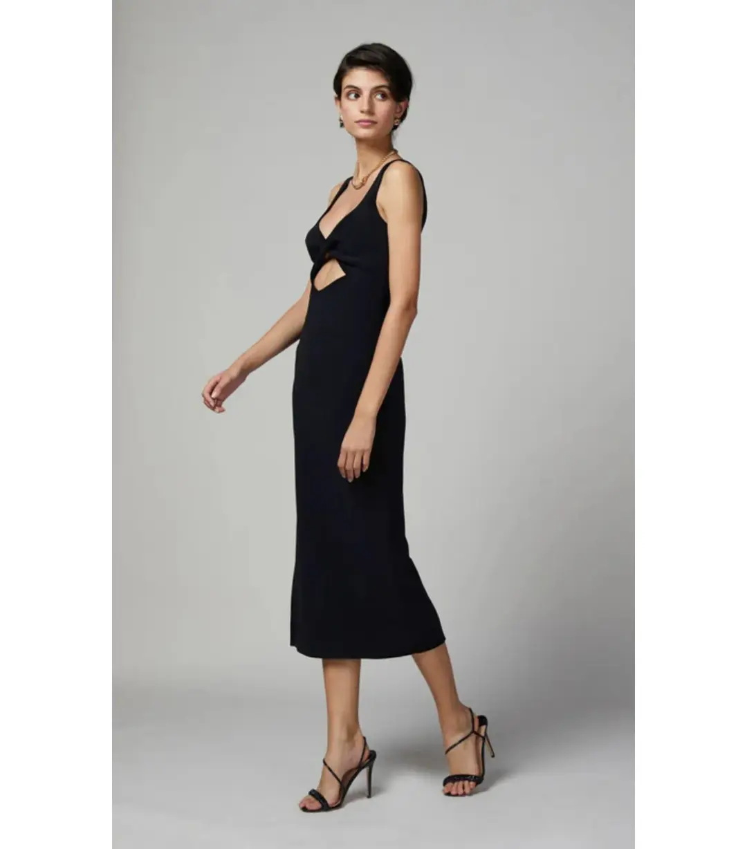 Bec & Bridge Joelle Midi Dress in Black Size AU 10 for rent on The Volte - main image