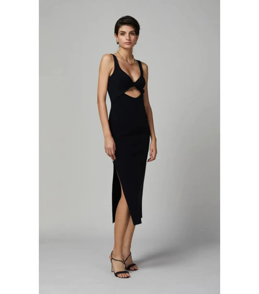 Bec & Bridge Joelle Midi Dress in Black Size AU 10 for rent on The Volte - main image