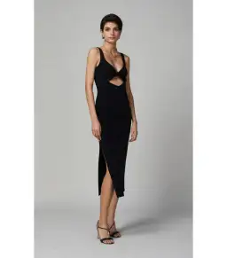 Bec & Bridge Joelle Midi Dress in Black Size AU 10 for rent on The Volte - image 1
