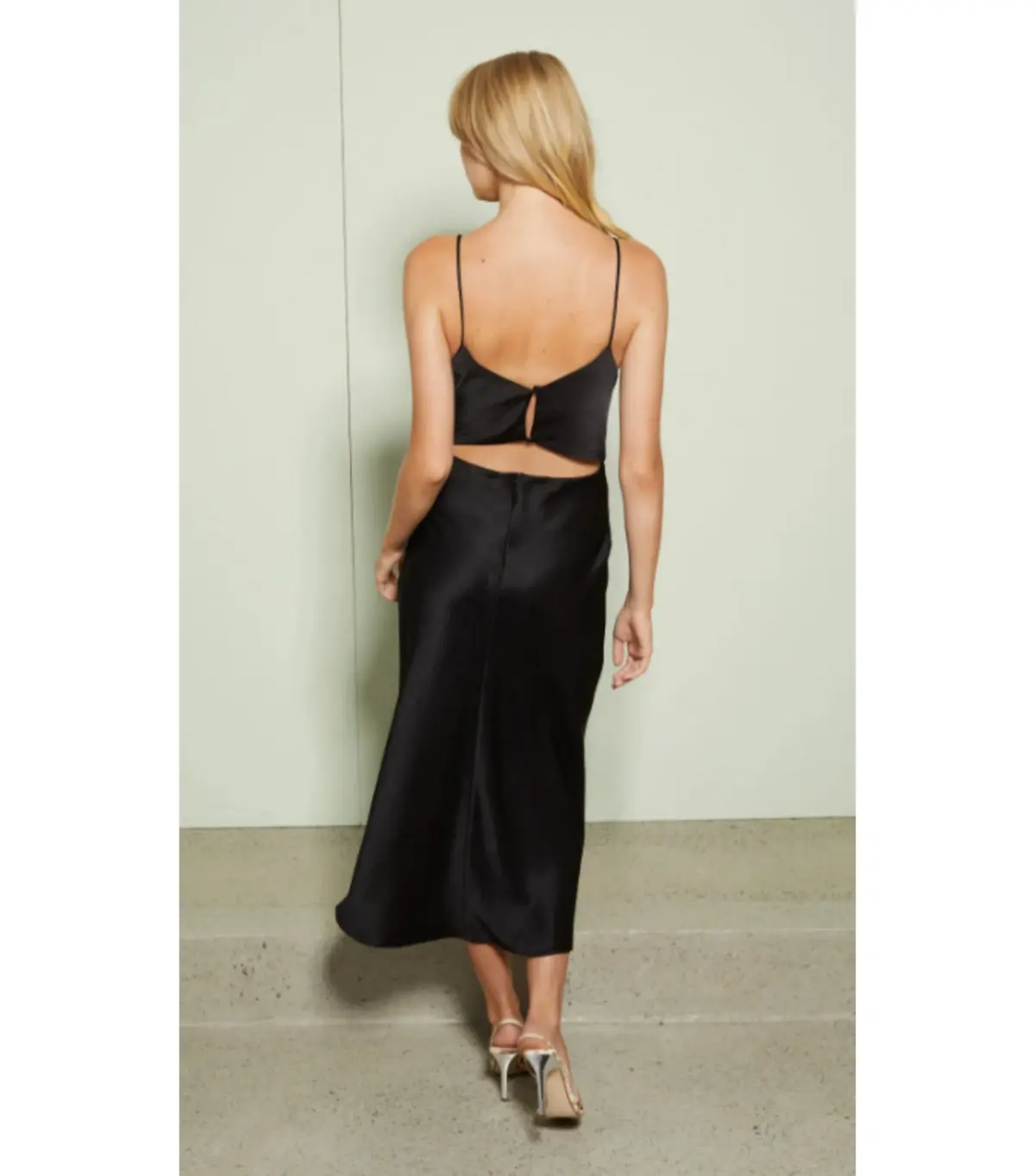 Bec & Bridge Mila Midi Dress in Black Size AU 10 - Image 2