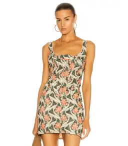 Miaou Campbell Corset and Mini Moni Skirt Art Nouveau Print Size S / AU 8 for rent on The Volte - image 2