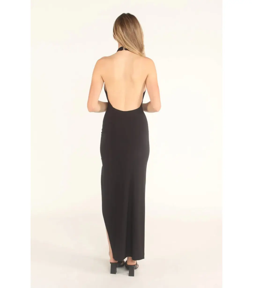 Natalie Rolt Sasha Gown Black Size 3 / AU 12 for rent on The Volte - main image