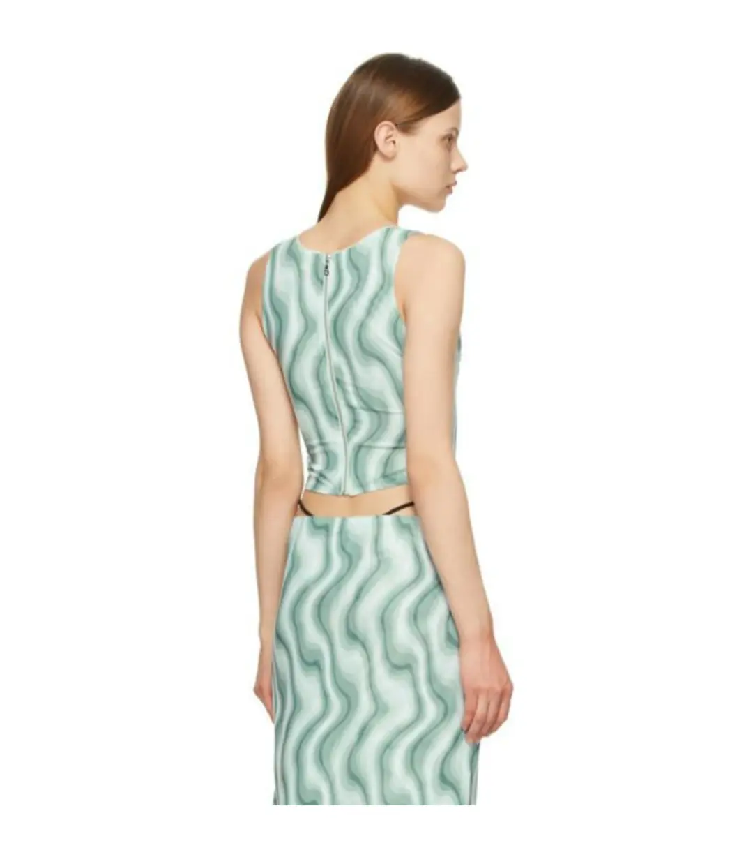 Miaou Swerve Corset and Midi Skirt Print Size S / AU 8 for rent on The Volte - main image