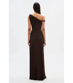 Misha The Sisal Mesh Dress in Espresso Size S / AU 8-10 for rent on The Volte - image 5