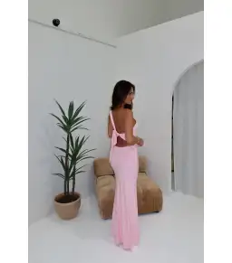 Natalie Rolt Fabienne Gown Blossom Pink Size 1 / AU 8-10 for rent on The Volte - image 2