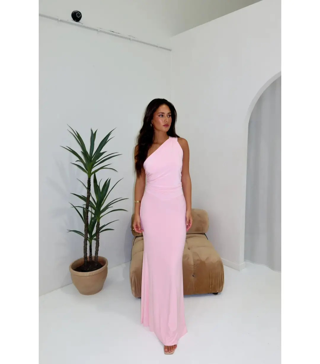 Natalie Rolt Fabienne Gown Blossom Pink Size 1 / AU 8-10 for rent on The Volte - main image