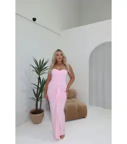 Natalie Rolt Shontae Gown Blossom Pink Size 1 / AU 8 for rent on The Volte - image 1