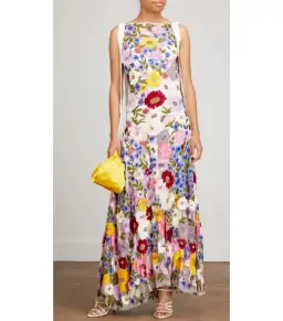 Rachel Gilbert Nya Gown Floral Size AU 8 for rent on The Volte - image 1