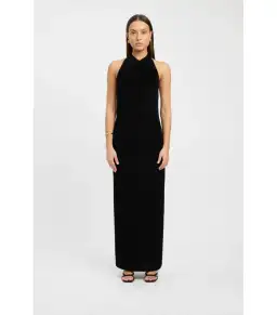 Kookai Erica Halter Dress in Black Size 38 / AU 10 for rent on The Volte - image 1