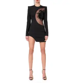 Aggi Rebel My Soul Mini Dress Black Size AU 8 for rent on The Volte - image 1