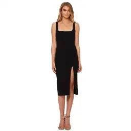 Bec & Bridge C’est Cool Midi Dress Black Size AU 10 for rent on The Volte - image 1