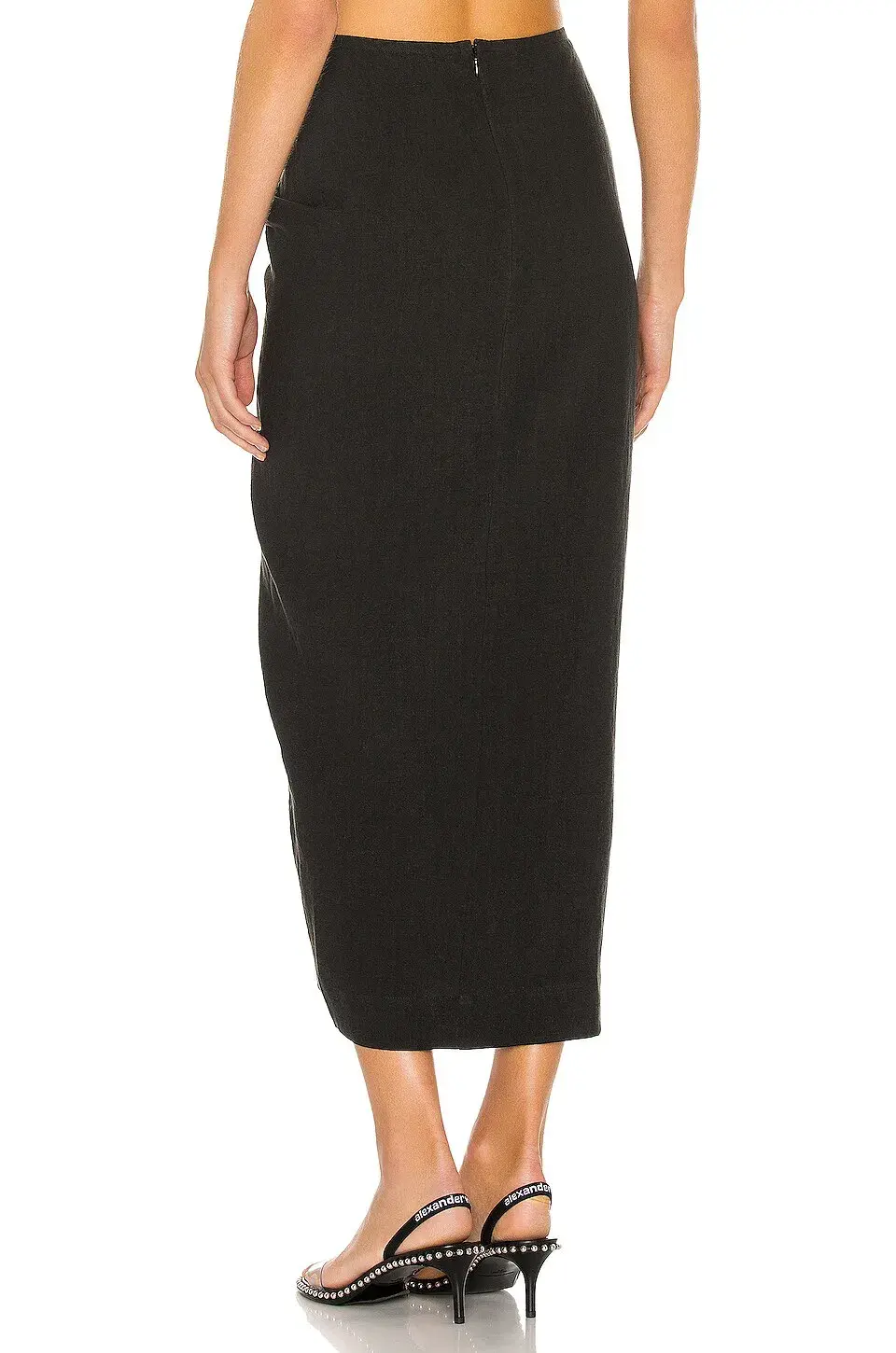 Natalie Rolt Bellini Crop Top and Skirt Set Black Size 2 /AU 10 for rent on The Volte - main image
