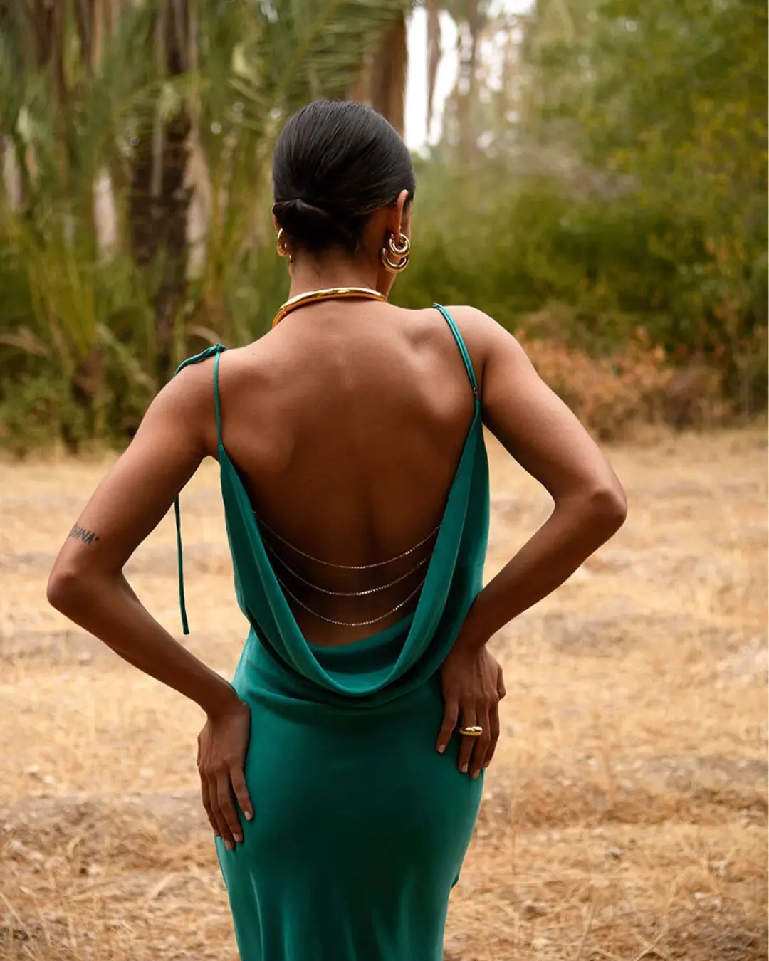 Rat & Boa Ophelia Dress Green Size S / AU 8 for rent on The Volte - main image