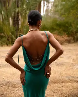 Rat & Boa Ophelia Dress Green Size S / AU 8 for rent on The Volte - image 3