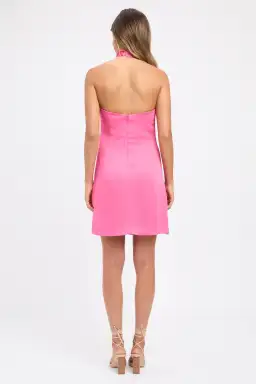 Kookai Milan Knot Mini Dress in Hibiscus Size 38 / AU 10 for rent on The Volte - image 3