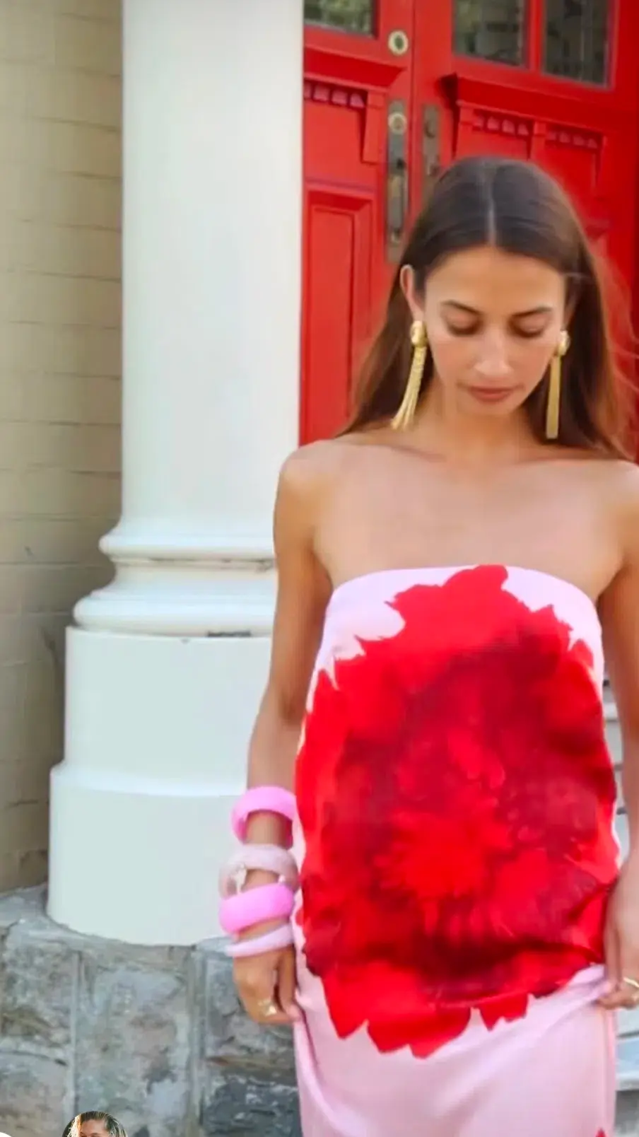 Suboo Emilia Bustier Maxi Dress Floral Size 10 for rent on The Volte - main image