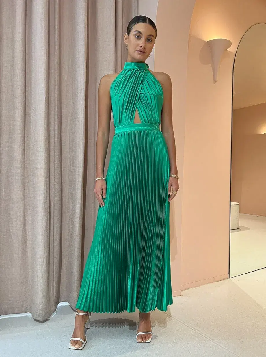 L'Idee Renaissance Gown in Bright Green Size AU 10 for rent on The Volte - main image