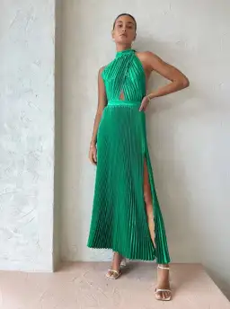 L'Idee Renaissance Gown in Bright Green Size AU 10 for rent on The Volte - image 4