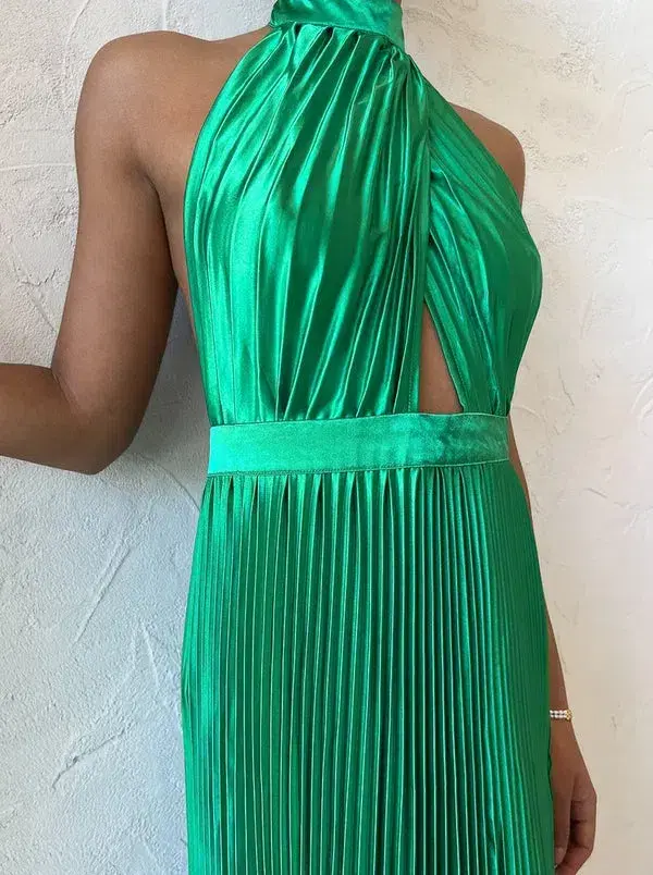 L'Idee Renaissance Gown in Bright Green Size AU 10 for rent on The Volte - main image