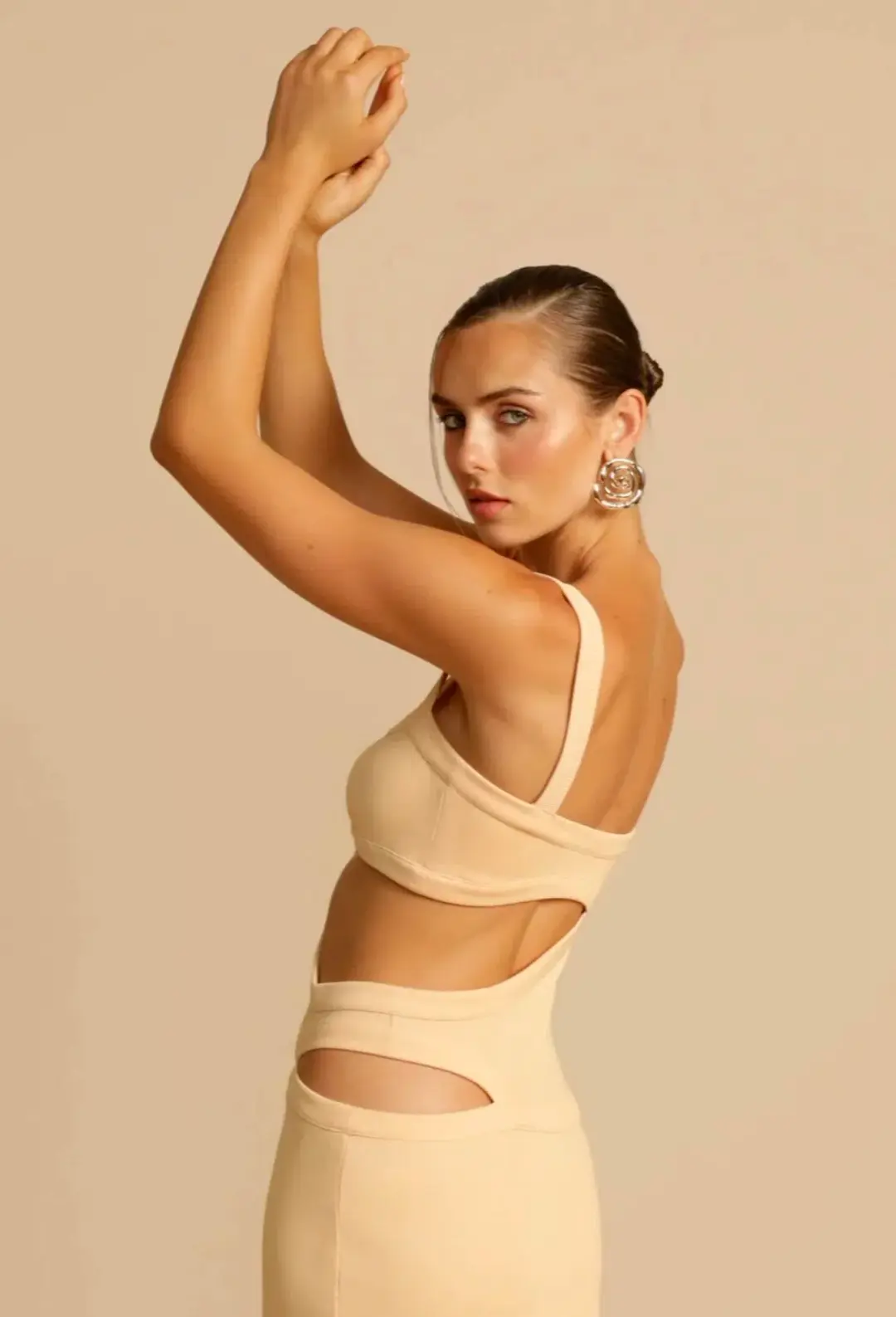 Arcina Ori Jetta Dress in Butter Size 6 for rent on The Volte - main image