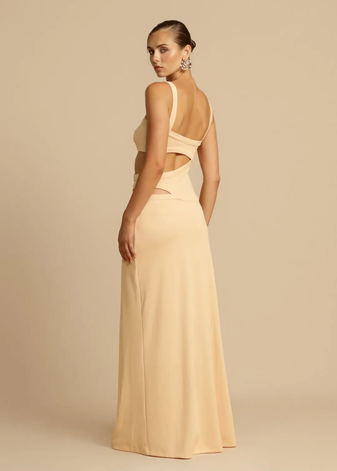 Arcina Ori Jetta Dress in Butter Size 6 for rent on The Volte - main image