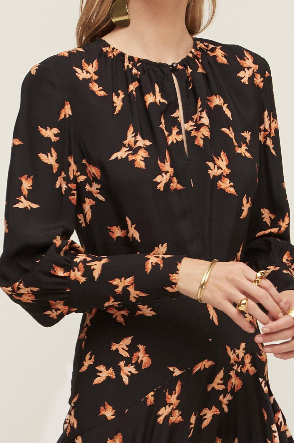 Lover the Label Dove Mini Dress Black Size 12 for rent on The Volte - main image