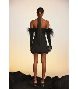 Cult Gaia Jaslene Dress Black Size AU 8 for rent on The Volte - image 3