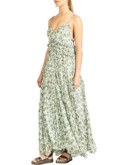 Lee Mathews Nina Silk Crinkle Cami Dress Size 10