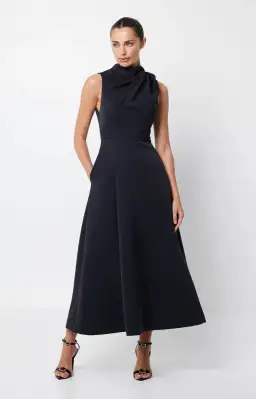 Mossman Cosmic Maxi Dress Navy Size 10 for rent on The Volte - image 1