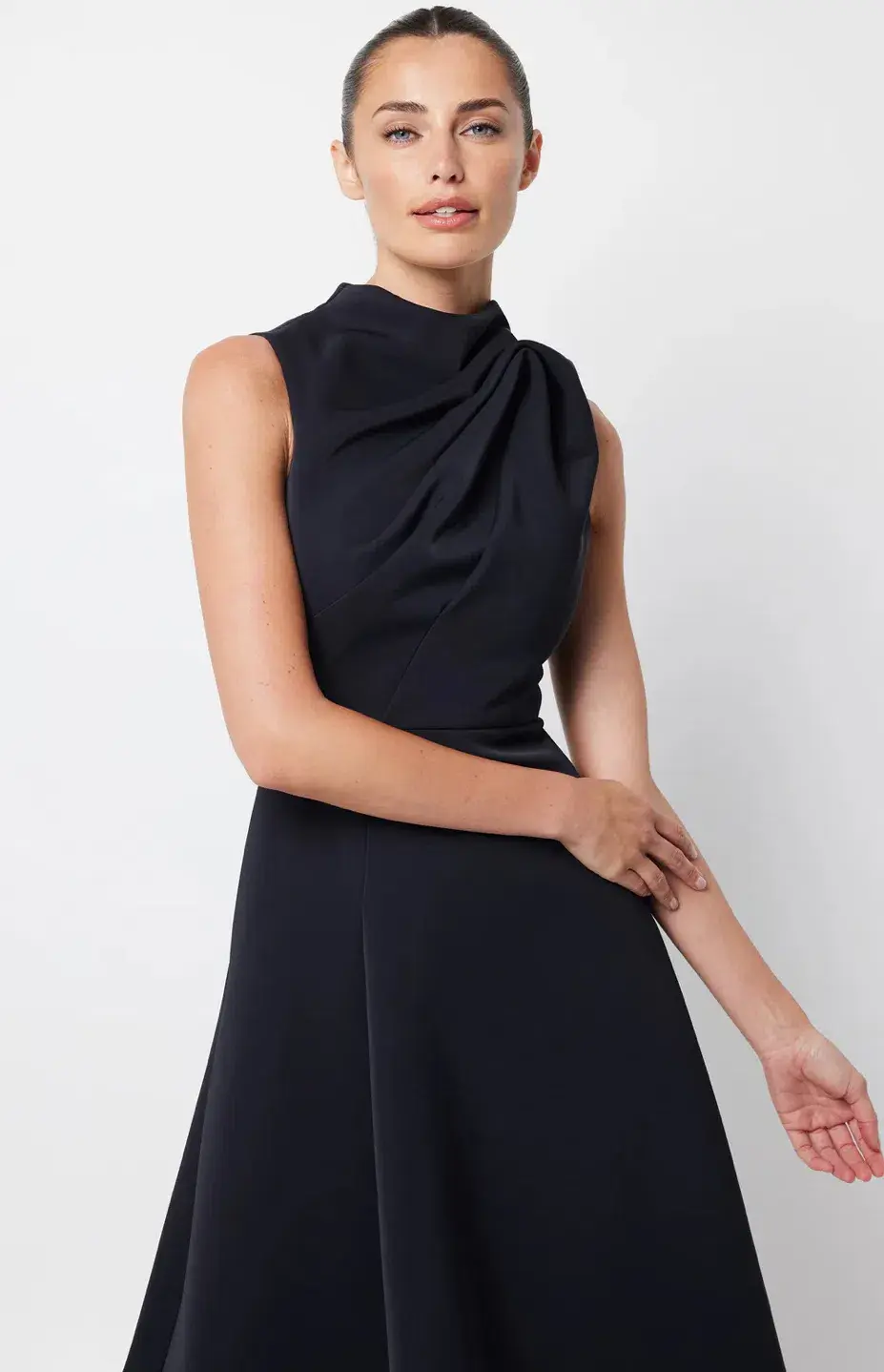 Mossman Cosmic Maxi Dress Navy Size 10 for rent on The Volte - main image