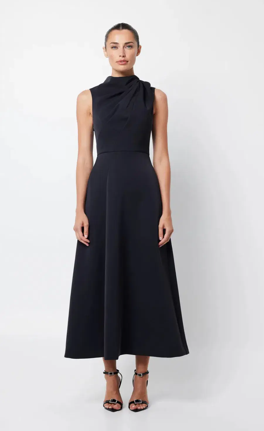 Mossman Cosmic Maxi Dress Navy Size 10 for rent on The Volte - main image