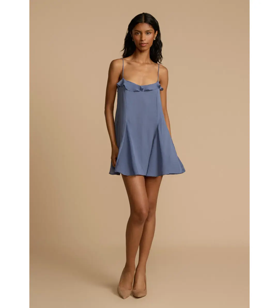 Arcina Ori Elsie Mini Dress Blue Hue Size 6 for rent on The Volte - main image